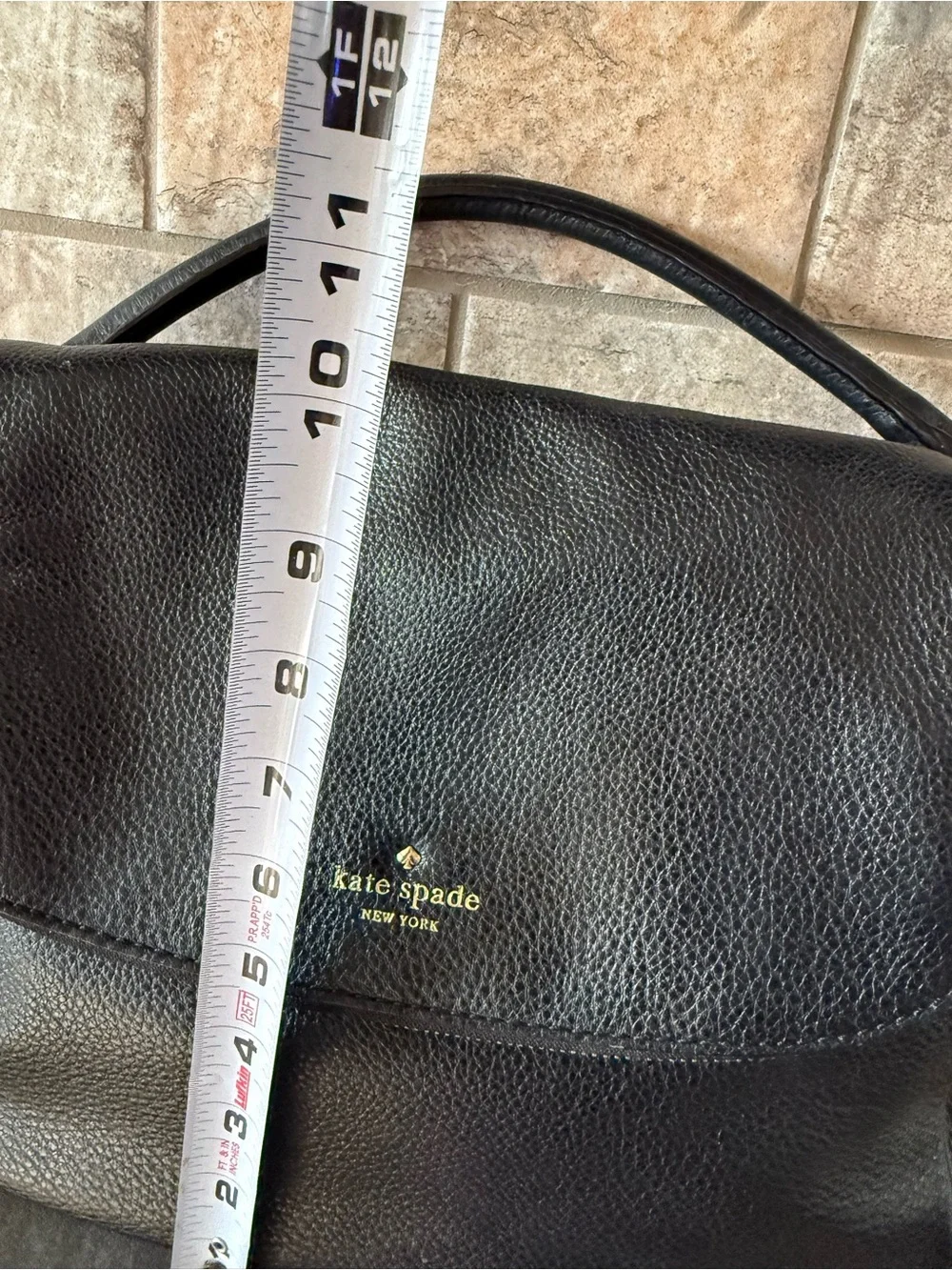 kate spade Black Pebbled Leather Shoulder / Crossbody Bag
